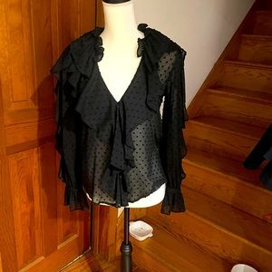 Ruffled Party Blouse by Zara